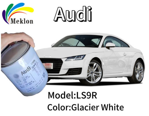 Stable, inoffensif, peinture automobile mixte, résistante à l' humidité, peinture blanche Audi Glacier.