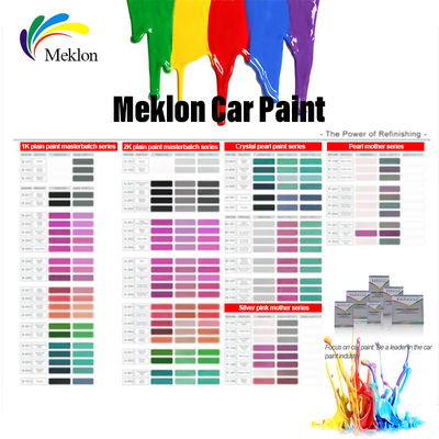 Peinture automatique 1K cristalline jaune perle: couleurs vives et résistance aux intempéries pour la carrosserie de voiture