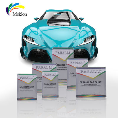 Bon brillant 1K Frost Neige Couleur bleue Tintures Couche de voiture Réparation Auto Refinish Peinture
