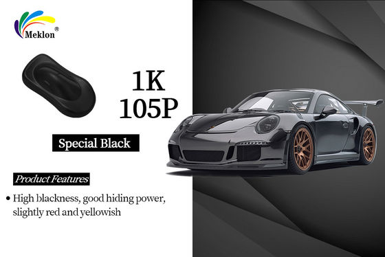 Bonne résistance aux intempéries 1K Super noir Peinture automatique ODM OEM Peinture de finition automobile