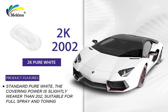 Résistant aux UV Peinture auto blanche pure non toxique à l' épreuve de l' humidité Couleur solide