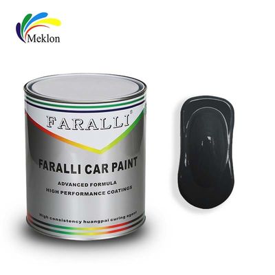 Peinture automobile acrylique à base d'huile en couche supérieure 2K Pure Black anti-moisi