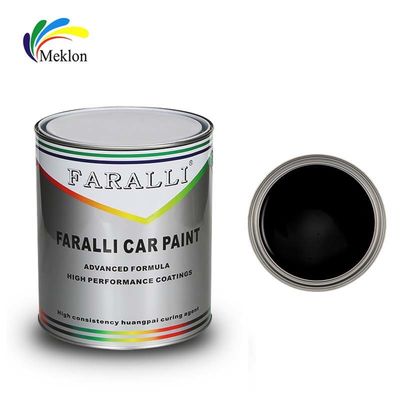 Peinture automobile acrylique à base d'huile en couche supérieure 2K Pure Black anti-moisi