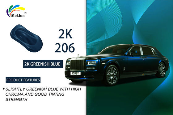 Peinture de voiture bleu-vert multifonctionnelle durable