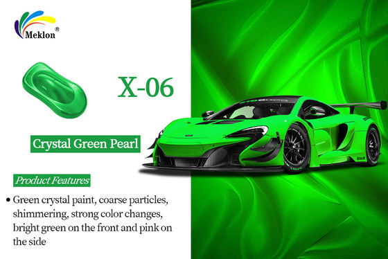 Peinture de voiture cristalline verte Perle imperméable aux rayures 0,95 kg