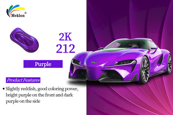 Peinture automobile résistante aux intempéries 2K violette bleue couleur polyvalente