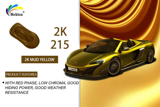 Peinture automobile imperméable à l' eau, peinture automobile jaune résistant au mildiou.