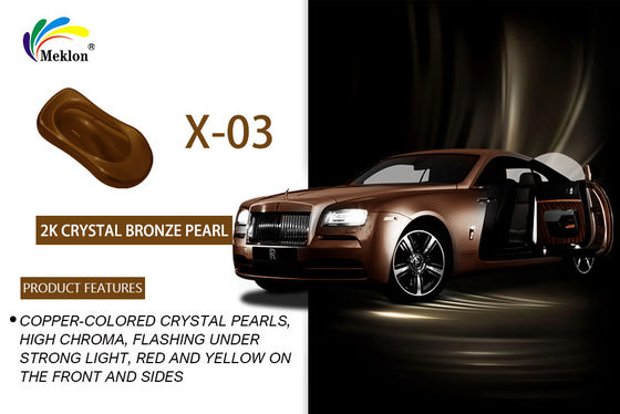 Peinture automobile HS 1K en bronze cristallin: haute application et matières premières pour la carrosserie de voiture