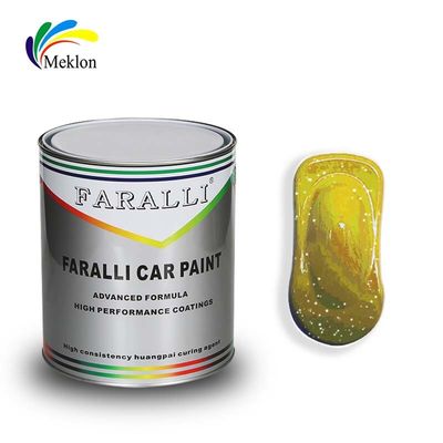 Peinture automatique 1K cristalline jaune perle: couleurs vives et résistance aux intempéries pour la carrosserie de voiture