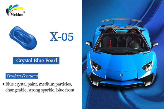 Peintures de perle bleu cristallin 1K: longue durée de couleur vive et résistance aux intempéries