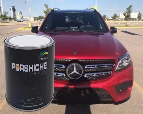 Peinture de voiture rouge métallique argentée résistante aux moisissures non toxique