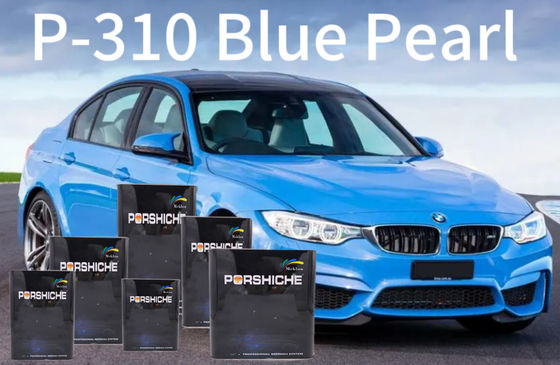 Peinture automobile bleu perlé résistant au décoloration Anti-UV polyvalente