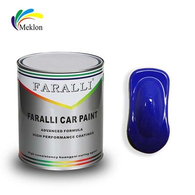 1K couche de carrosserie bleu brillant Peinture automobile résistante à la rouille séchante 1K Peinture métallique