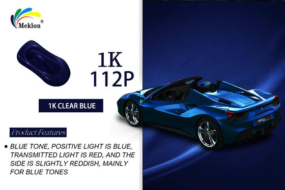 Peinture de finition automobile bleue transparente 1K pour la protection de la surface de la voiture