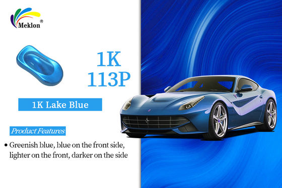 1K Lake Blue Automotive Refinish Peinture avec un solide élevé, transparent, luminosité