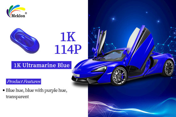 1K Peinture automobile bleu ultramarine Peinture de finition automobile