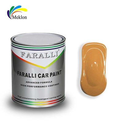 Anti-UV Polyester semi-brillant 1K revêtement jaune transparent Peinture métallique auto