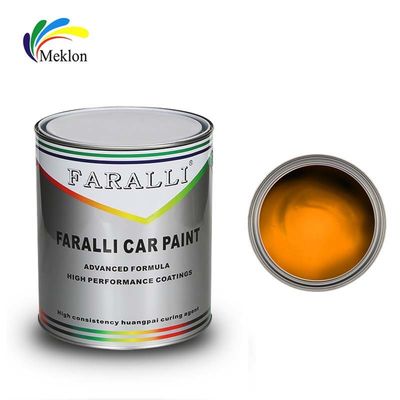 Anti-UV Polyester semi-brillant 1K revêtement jaune transparent Peinture métallique auto