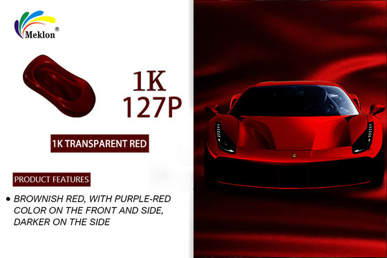 Peinture de base auto durable résistante aux UV multifonctionnelle rouge brillant