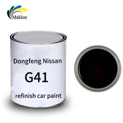 Dongfeng Nissan G41 Obsidian Noir Refinish Peinture de voiture Subtle métallique Brillant acrylique