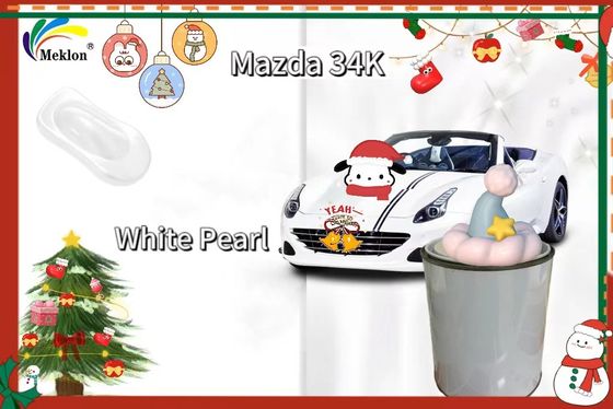 Peinture de voiture de 34K de perle blanche de finition haute résistance adaptée pour Angkesela Auto
