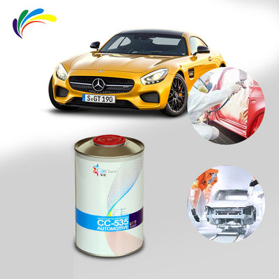 IS09001 Couche de base automobile Peinture jaune moyen Touch Up Rust Oleum Adhérence forte