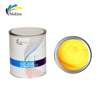 IS09001 Couche de base automobile Peinture jaune moyen Touch Up Rust Oleum Adhérence forte