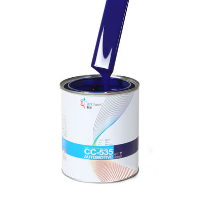 2K Stand Blue Refinish Peinture automobile Des couleurs solides à haute pression Peinture automobile