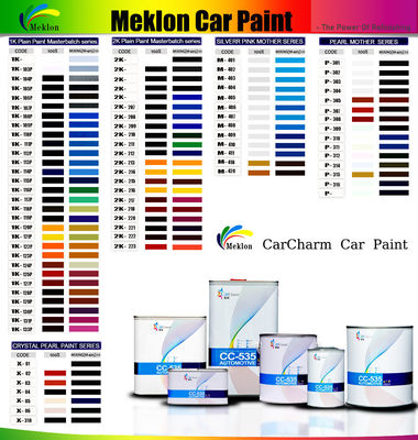 Peinture à la peinture de perle rouge fine préparée à la peinture de voiture mixte pour les applications automobiles