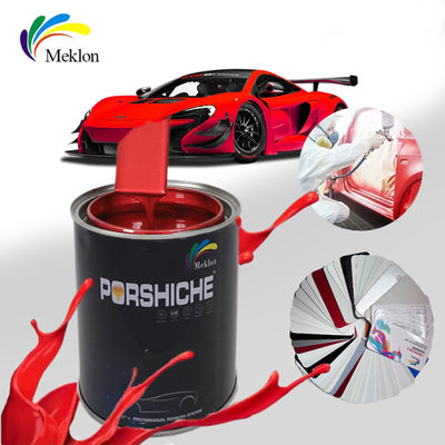 Peinture de voiture rouge vif 2K Haut de peinture durable résistant aux rayures et dynamique
