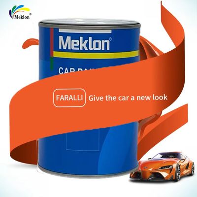 Peinture automobile orange 2K en couche supérieure Vitesse de séchage rapide et efficacité améliorée