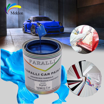 Peinture automobile bleue couche de base Peinture automobile acrylique pour la réparation de véhicules
