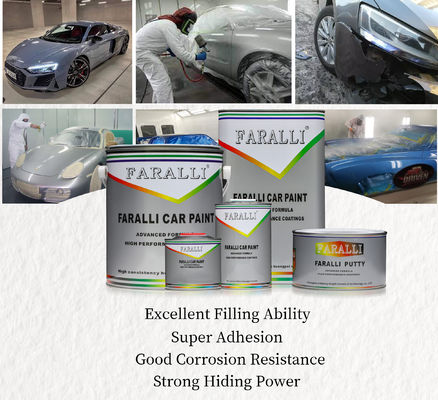 Peinture de finition automobile de haute densité extra blanche pour correspondre à la peinture originale