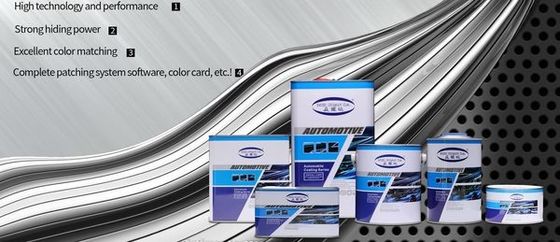 Peinture de voiture de finition blanche pure 2K durable pour résister aux températures élevées