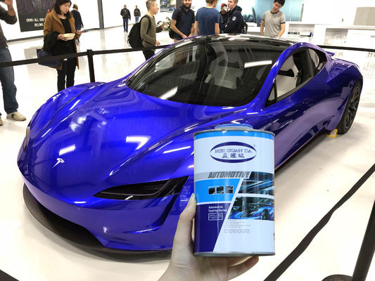 Peinture de voiture de finition blanche pure 2K durable pour résister aux températures élevées