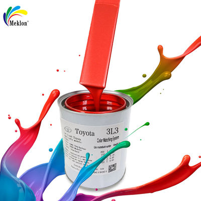 Peinture automobile avec Meklon Toyota 3L3 Peinture mixte de voiture rouge perle prête