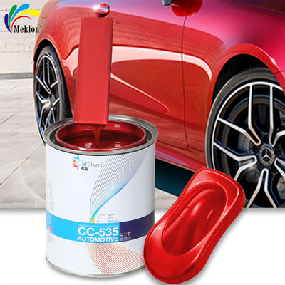 Peinture de voiture rouge perle couche de base résistant à la chaleur polyvalent haute brillance
