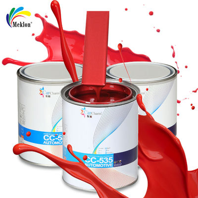 Peinture de voiture rouge perle couche de base résistant à la chaleur polyvalent haute brillance
