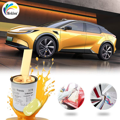 Peinture automobile en poudre d'argent Toyota 1C8 de haute qualité Temps de séchage 2-3 heures