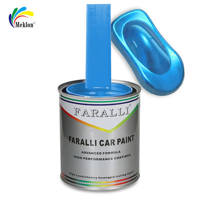 1K neige glacée bleu brillant couleurs acryliques solides Peinture automobile pour réparation de carrosserie de voiture d'occasion