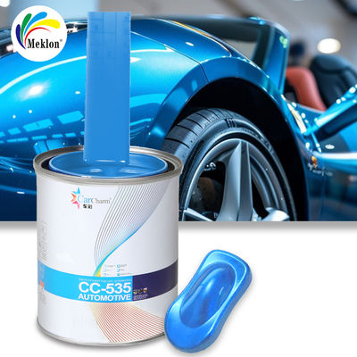 Peinture automobile bleu cristallin stable inodore résistant aux UV