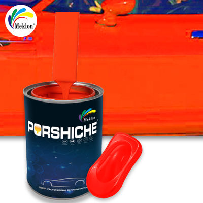 Peinture de finition automobile rouge orange à faible teneur en voc