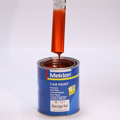 Automobil 1K Flamme cuivre perle Acrylique revêtement liquide Application facile Système de mélange de peinture automobile usine Prix de gros pour
