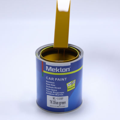 1K Peinture automobile verte d'olive à haute performance revêtement liquide de résine pour la peinture acrylique à pulvérisation avec apparence en poudre