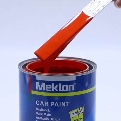 Bon nivellement 2K Orange Rouge Peinture métallique automobile Acrylique Spray de revêtement liquide