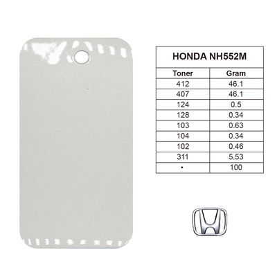 Peinture de voiture acrylique Honda NH552M 1K Gris Argent Clair Résistant aux Rayures