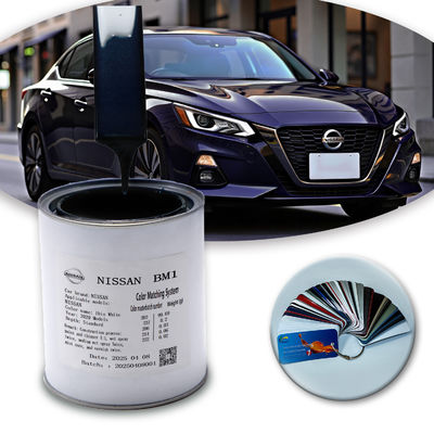 Nissan BM1 1K Peinture de voiture de perle bleue Fabrique de vente en gros directe avec formule écologique