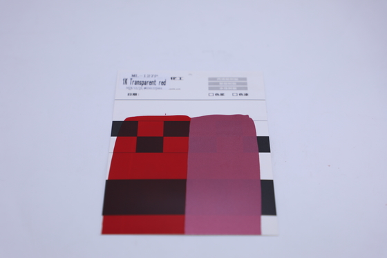 Peinture de voiture rouge transparente ultra durable, à séchage rapide et résistante aux UV
