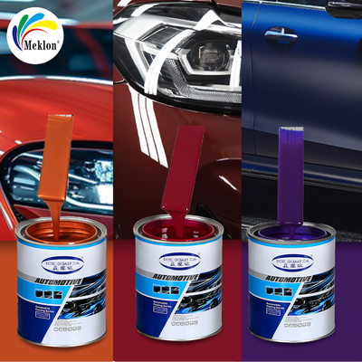 MK204 Ultra Noir avec une nuance bleue Peinture céramique avec résistance aux UV et haute brillance Grand fabricant Peinture automobile