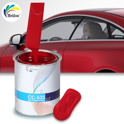Peinture automobile acrylique rouge pur classique à séchage rapide de haute performance professionnelle avec une excellente résistance à l'usure et aux rayures, résistance industrielle et durabilité